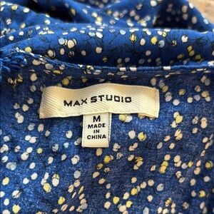 Max Studio Blue Floral Dress